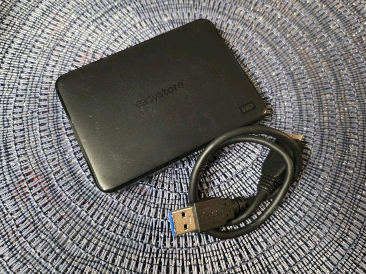 Western Digital WD Easystore 2TB 2.5in Portable HDD USB 3.0 USB-Powered Black
