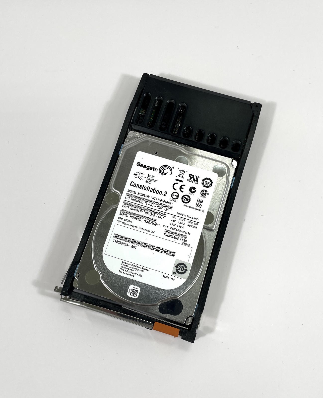 Seagate Constellation .2 1TB SAS 2.5" EMC HDD ST91000640S 118033054-A01