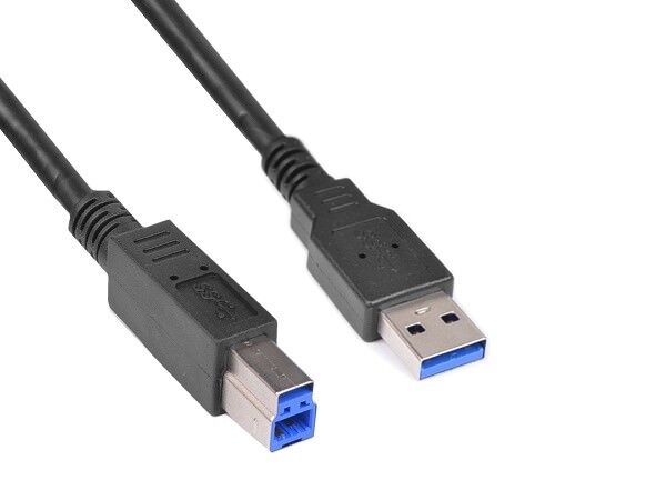 10ft SuperSpeed USB 3.0 Type A to B Male Cable for Cameras/Printers/Scanners