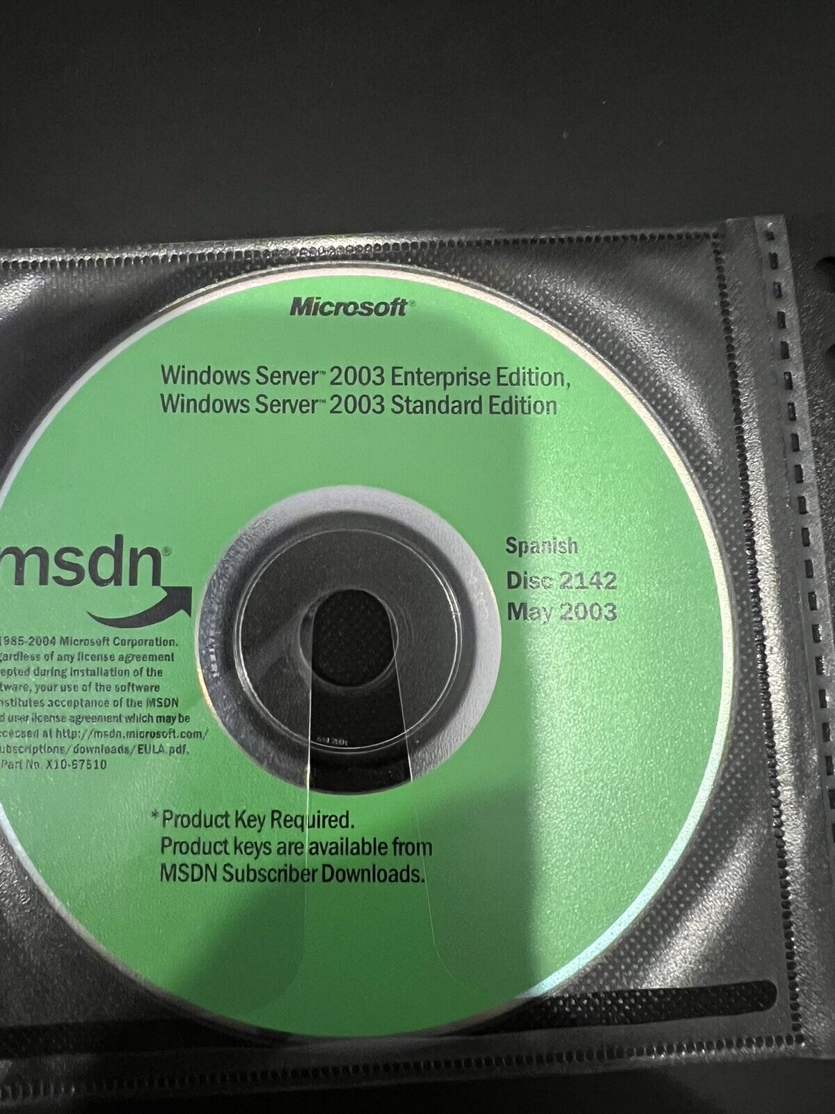 Windows Server 2003 Enterprise Edition Spanish Edition No Product Key