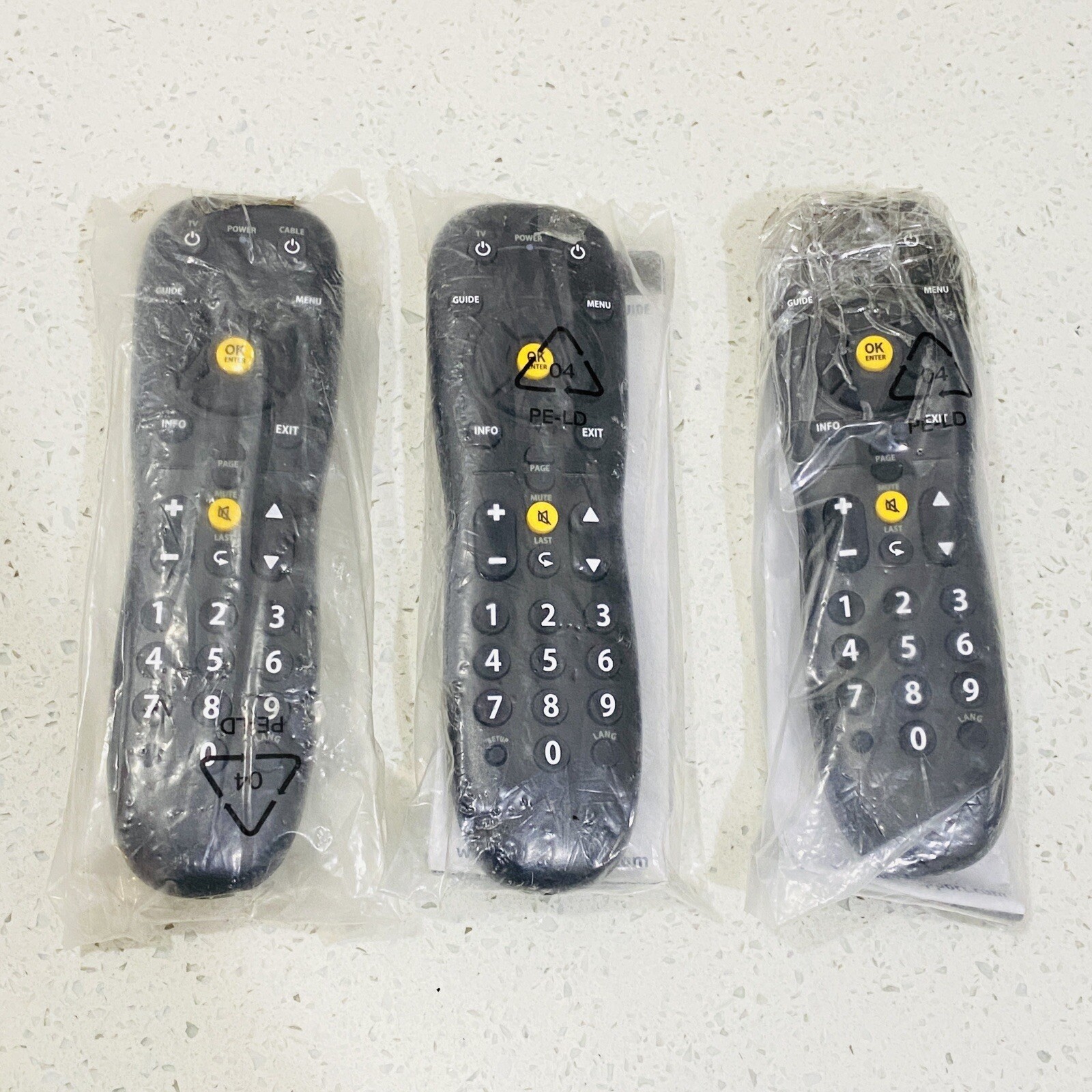 Lot Of 3 Suddenlink Universal Remote Controls Pulse RF Remote URC-2068BC2-R New