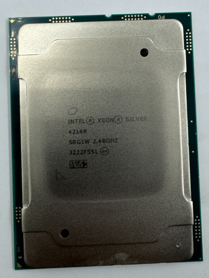 Lot of 7x Intel Xeon Silver 4214R 2.40GHZ 12-Core CPU / SRG1W Server Processor