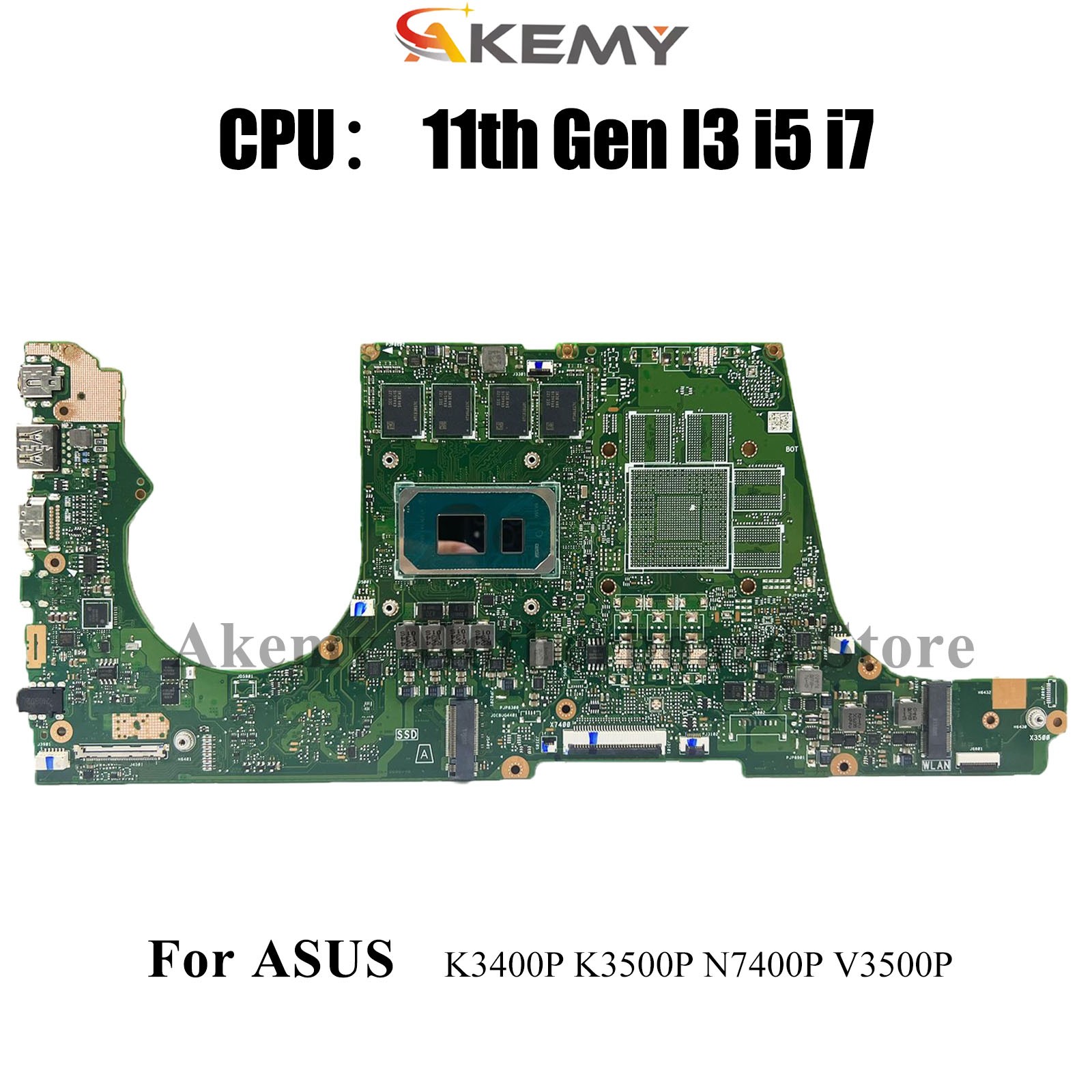 X7400PA Motherboard For ASUS K3400P K3500P X7400PC UMA V3400P Mainboard W/CPU