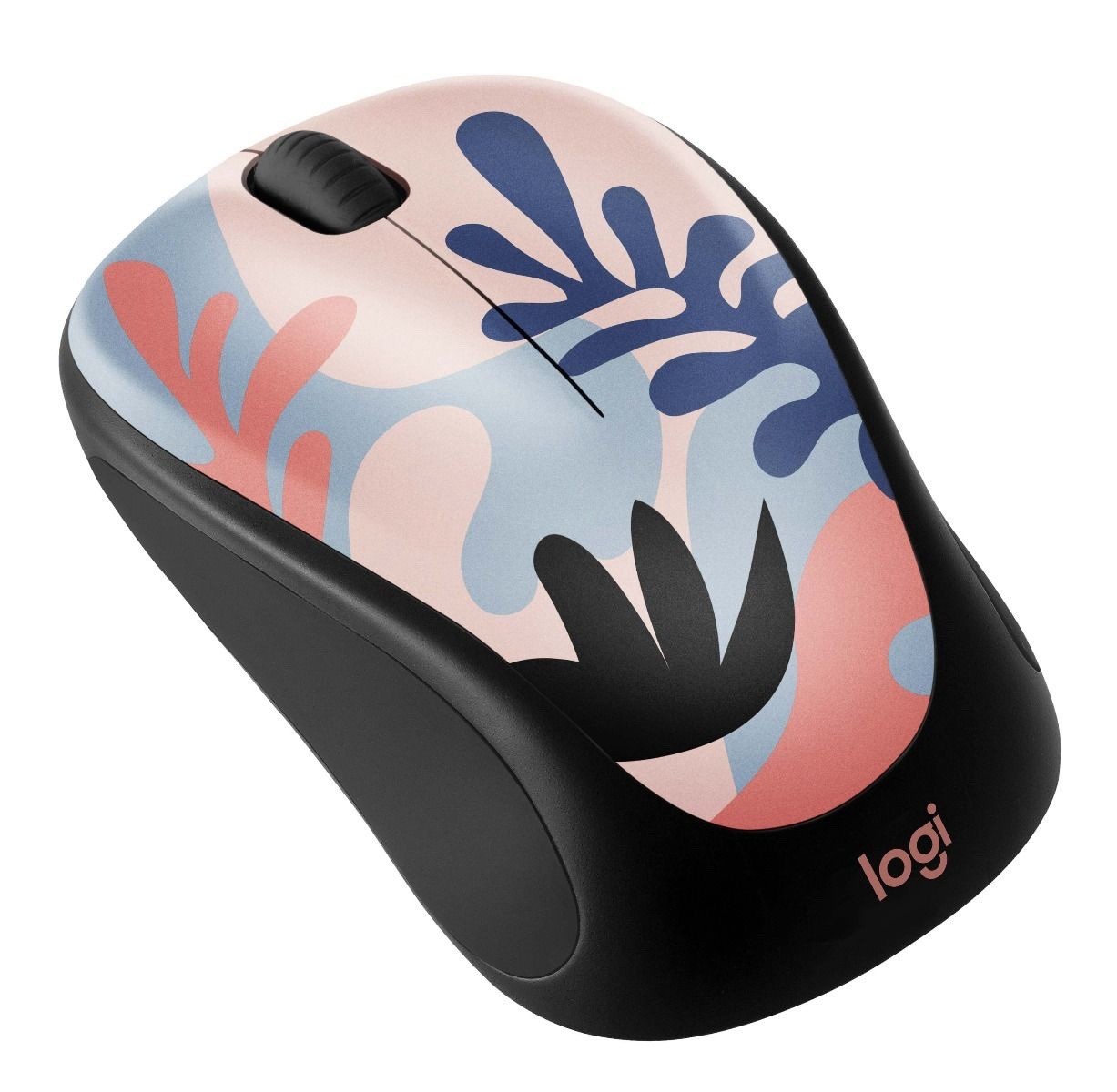 Logitech Design Compact 2.4GHz Wireless Mouse Coral Reef MSE 910-006607 OPEN BOX