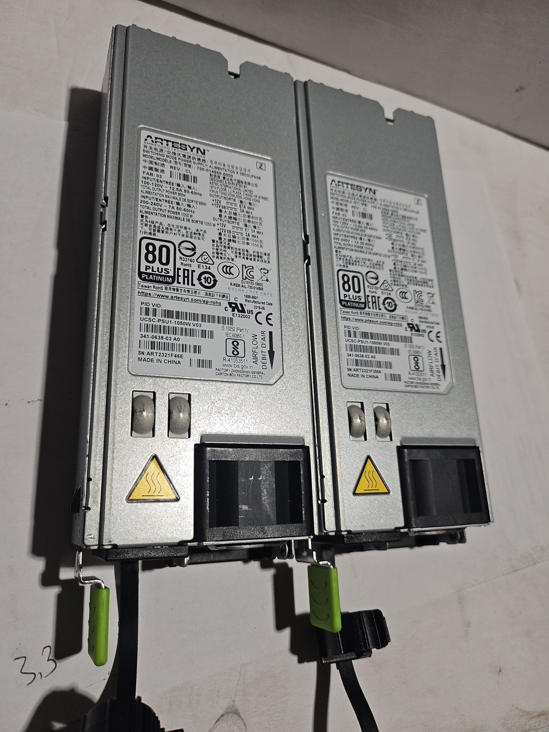 Cisco 1050W 80Plus Platinum ARTESYN C220 M5 C220 M5 341-0638-03