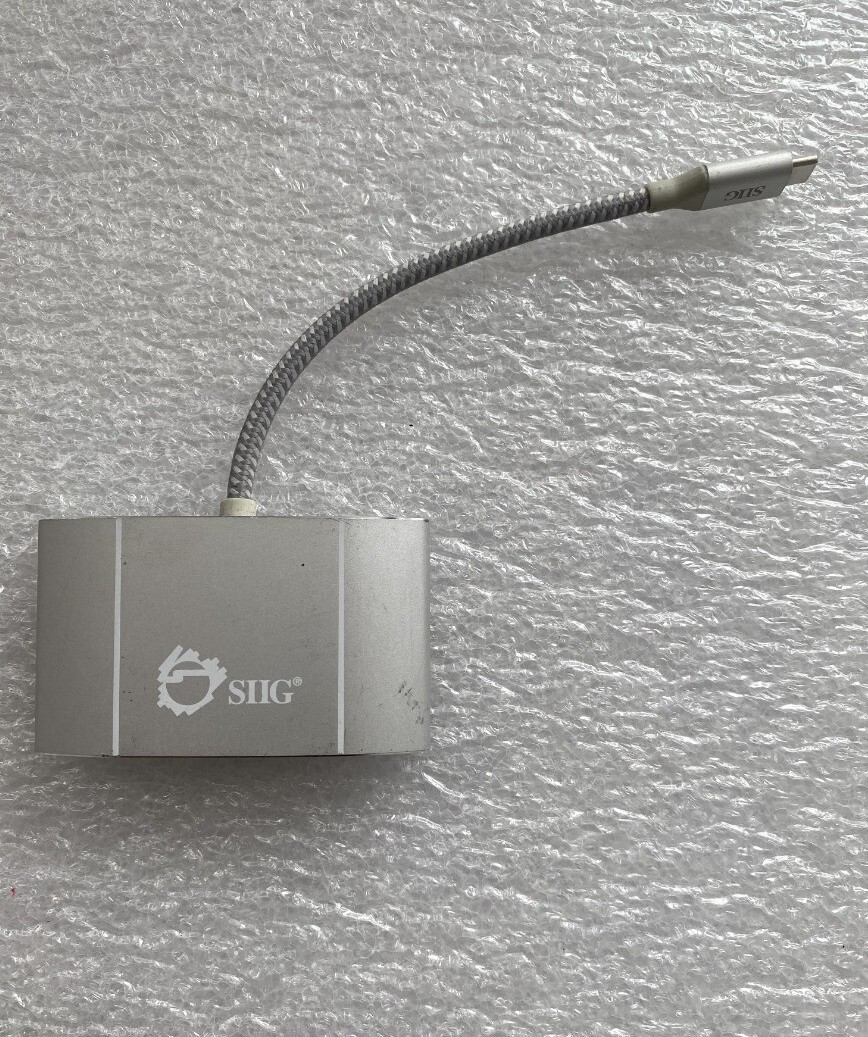SIIG USB 3.1 Type-C Hub HDMI 4K PD Charging 3x USB 3.1 JU-H30612-S1