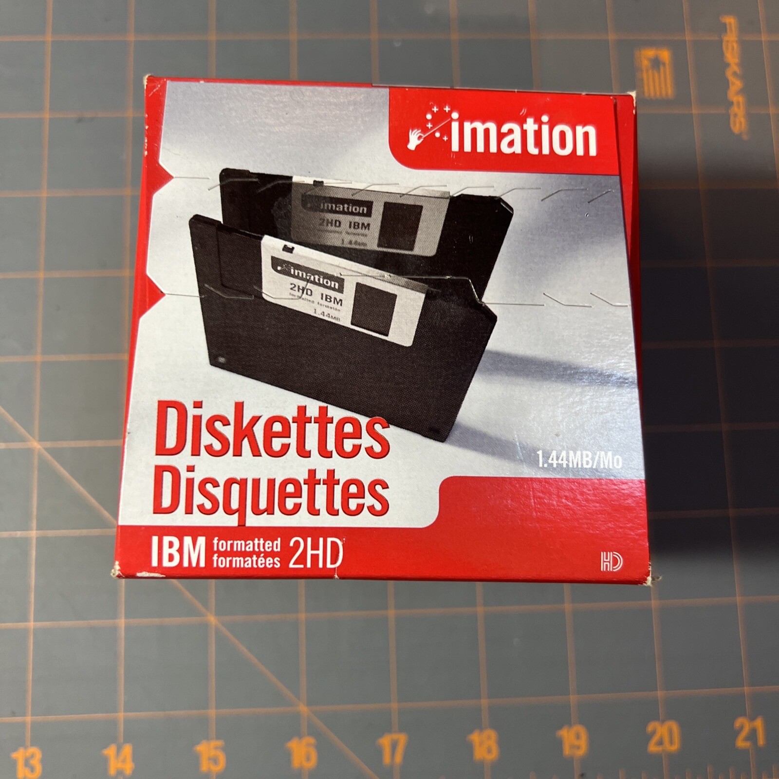 Vintage Pre-Sony Imation 3.5" Floppy Disk Diskettes 2HD Sealed 20 Pack MINT