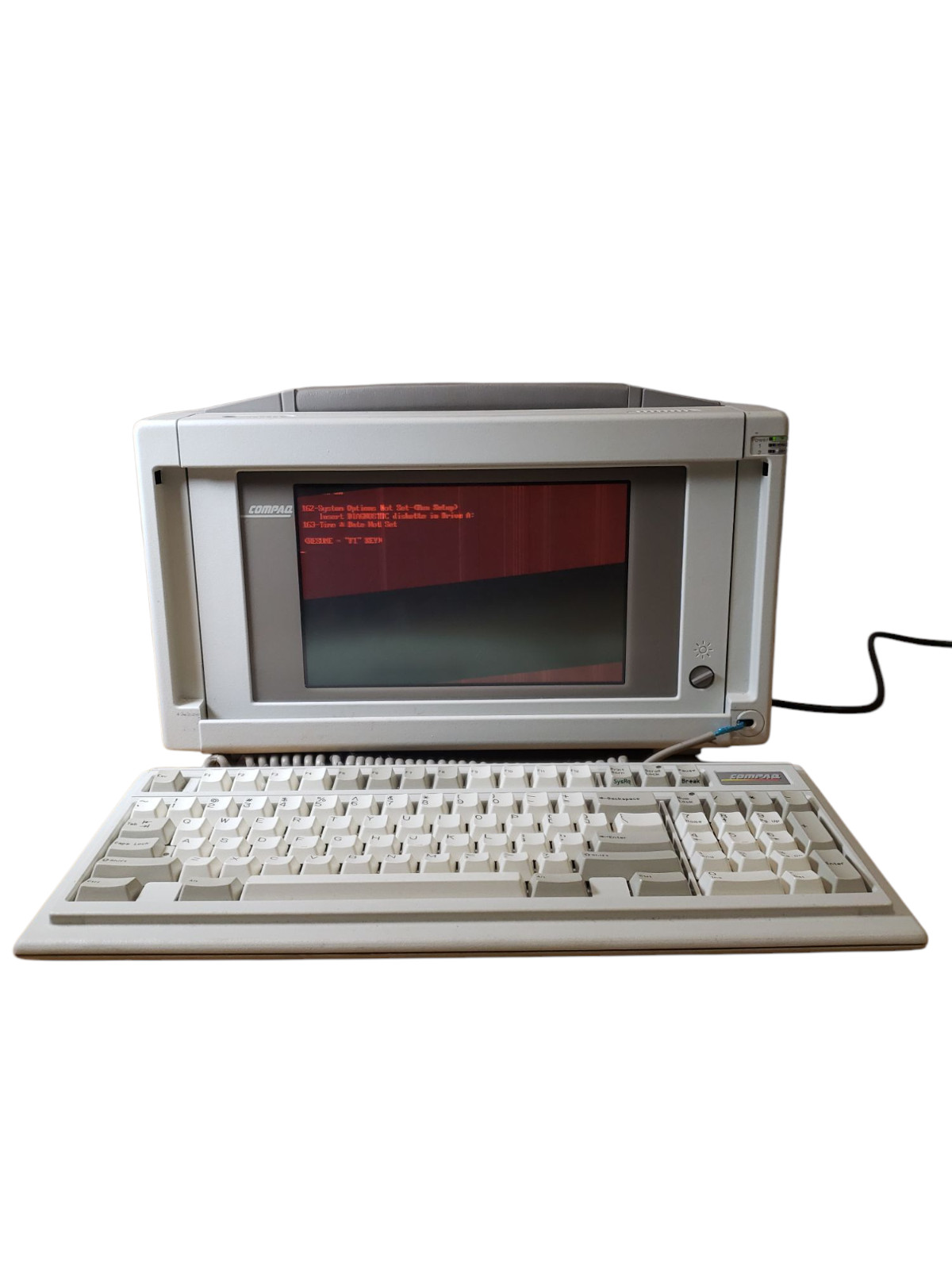 Rare vintage Compaq Portable III Model 2660 Portable Computer tested working