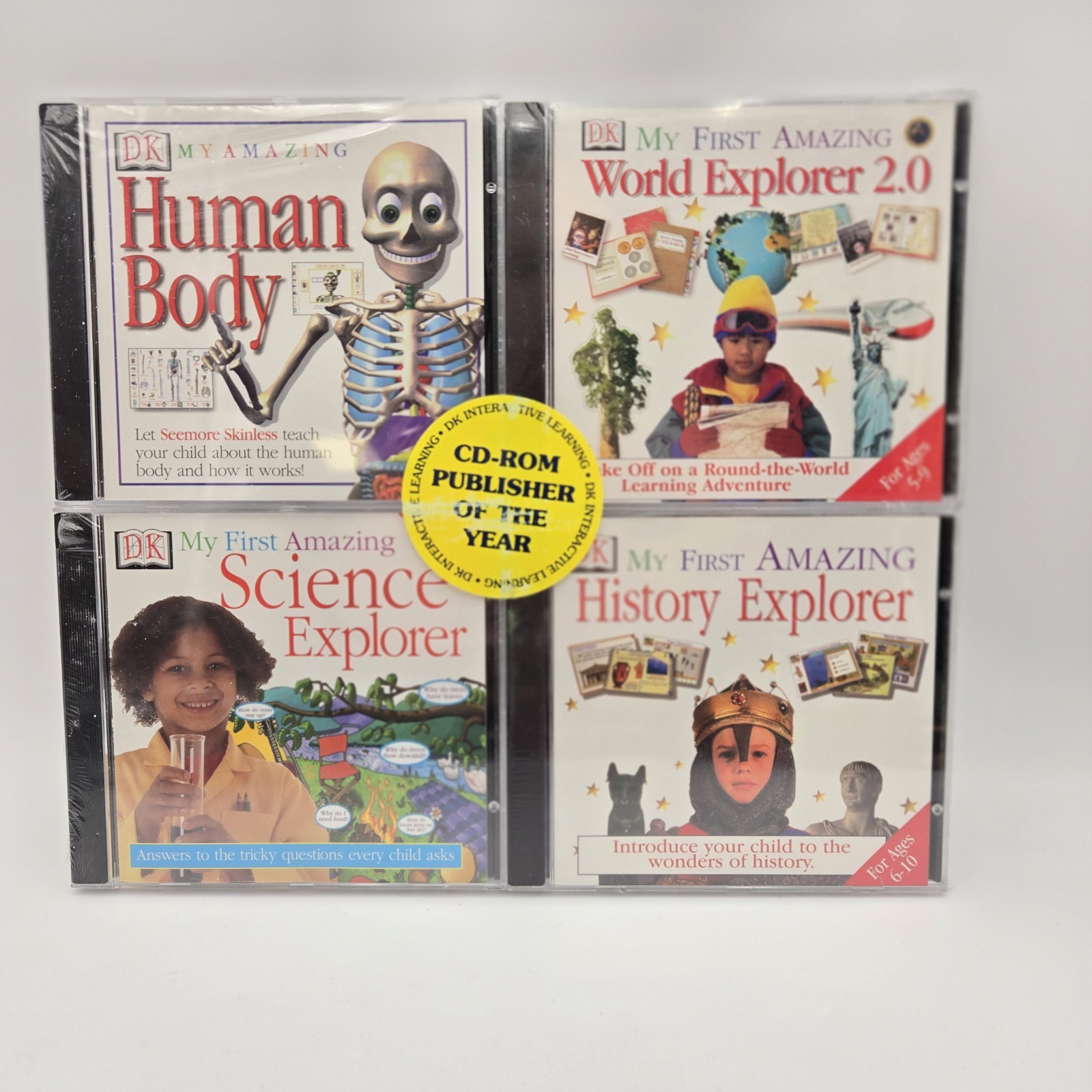 NEW DK Learning Human Body World Explorer 2.0 Science Explorer History - SEALED 
