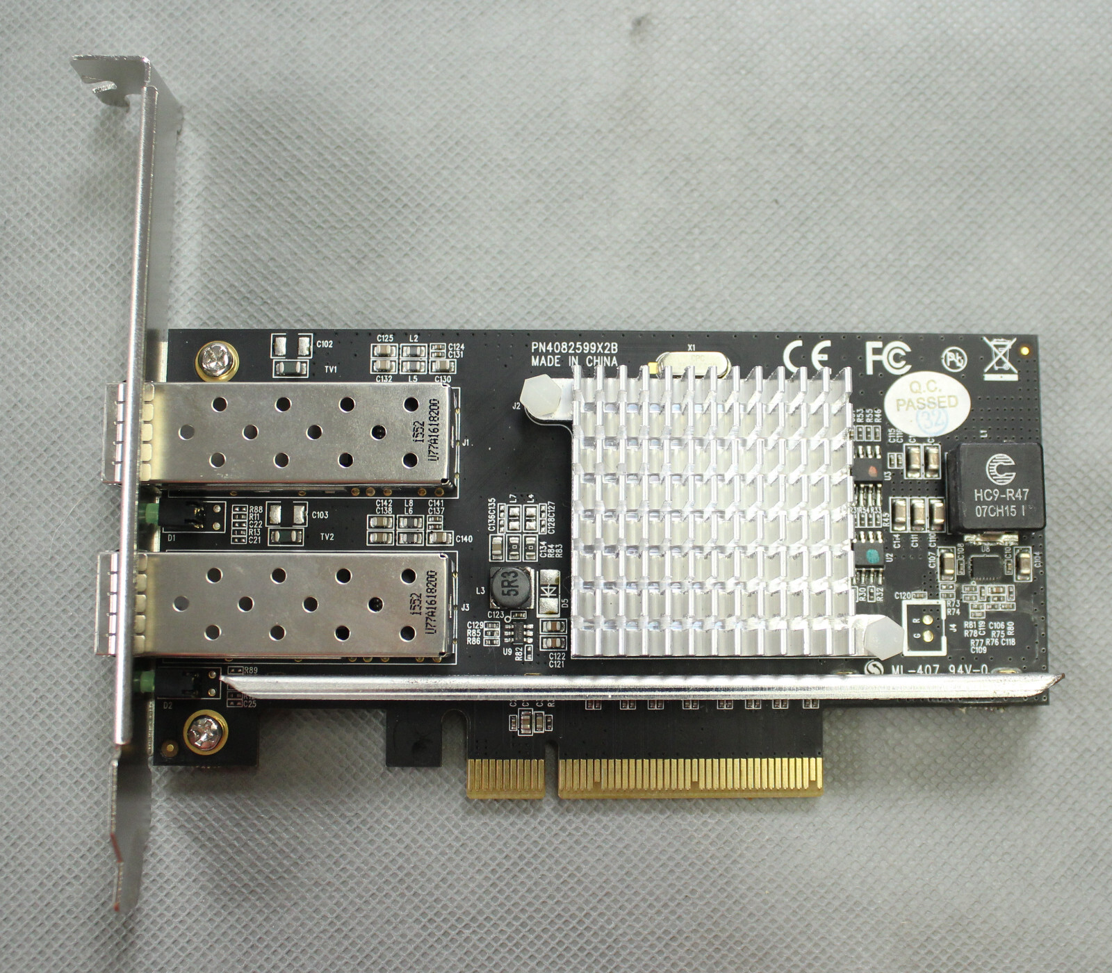 StarTech PEX20000SFPI 2Port 10G Fiber Network Card w/ Open SFP+ PCIe Intel Chip