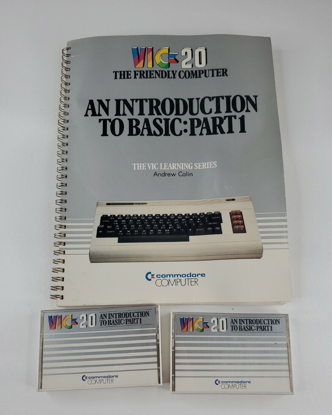 Vic 20 Computer An Introduction to Basic: Part 1 Andrew Collin 1981 w/Cassettes