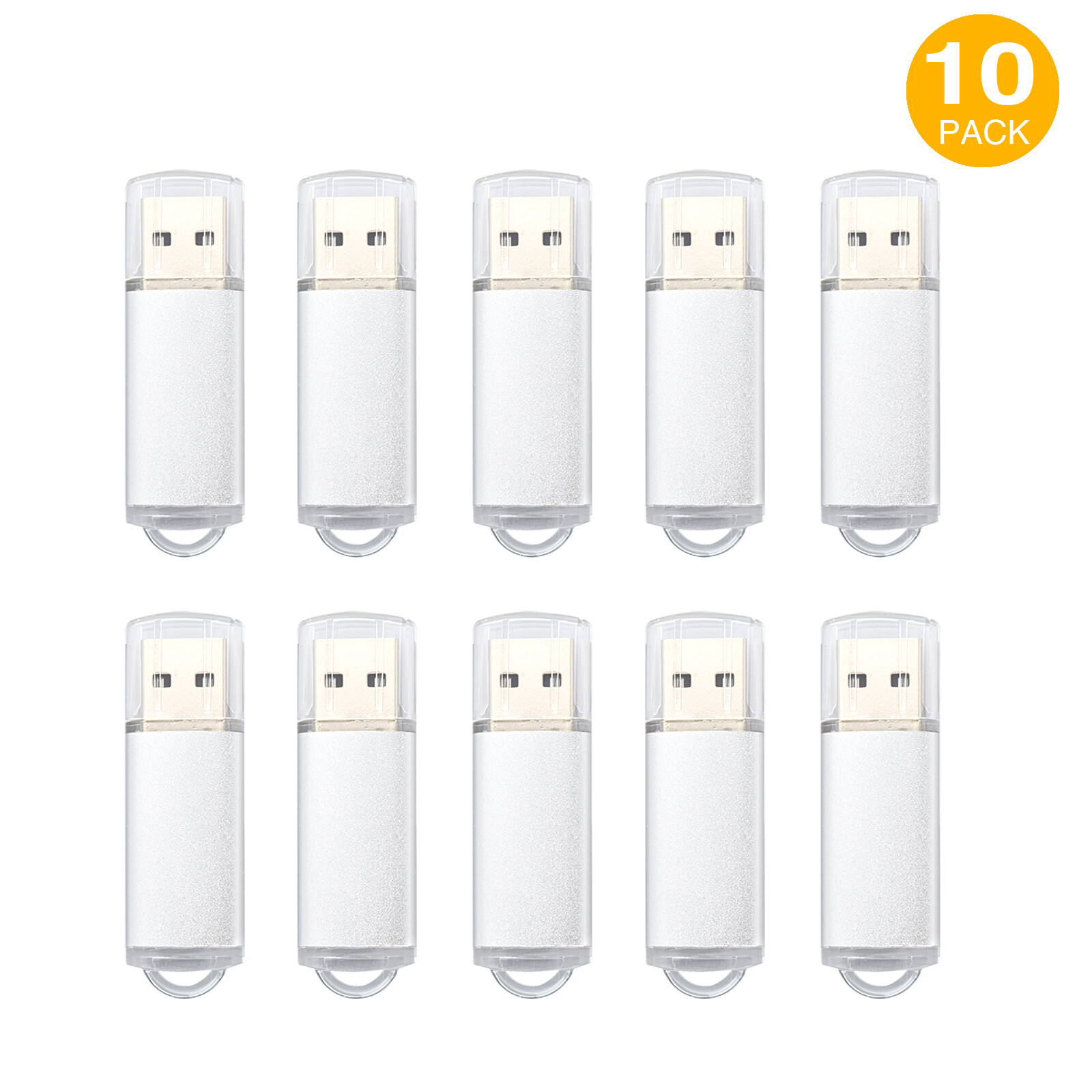 USB 2.0 Memory Sticks 10 Pack Flash Drives 1GB 2GB 4GB 8GB 16GB 32GB 64GB U Disk
