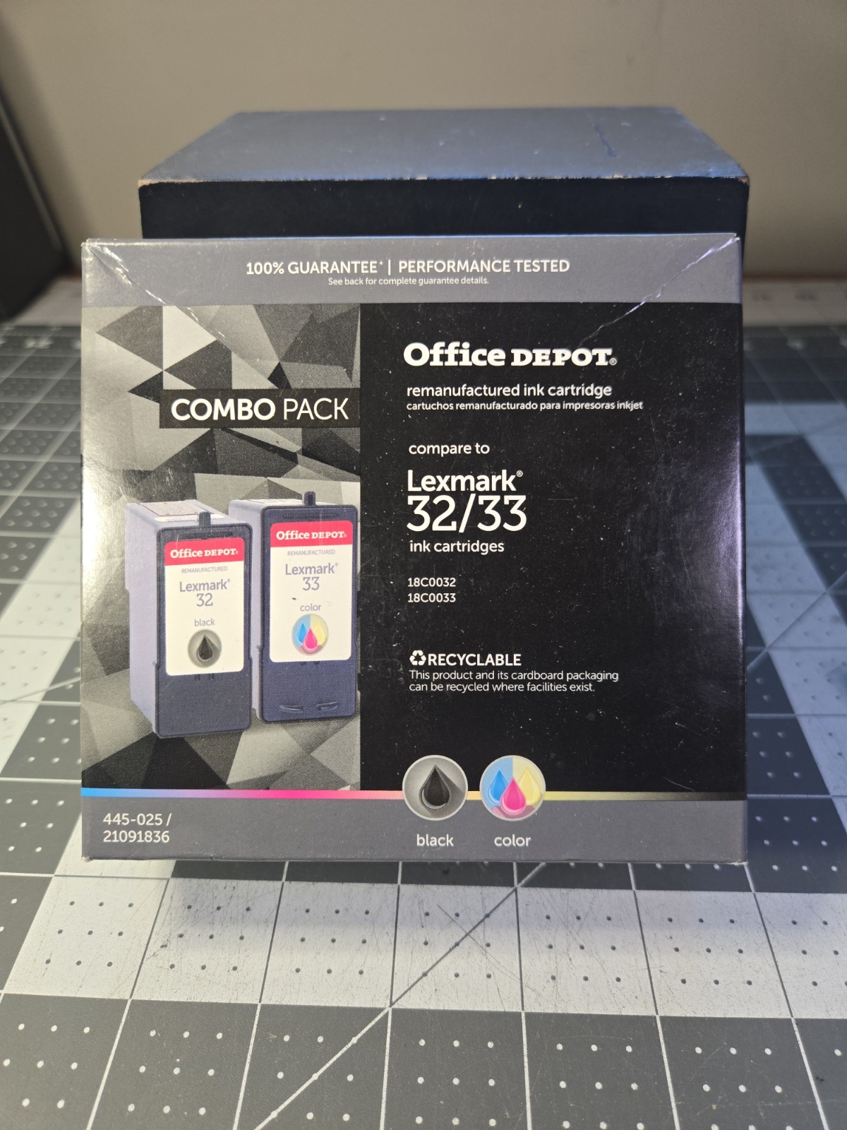 Office Depot Lexmark 32/33 Combo Pack Ink Cartridge