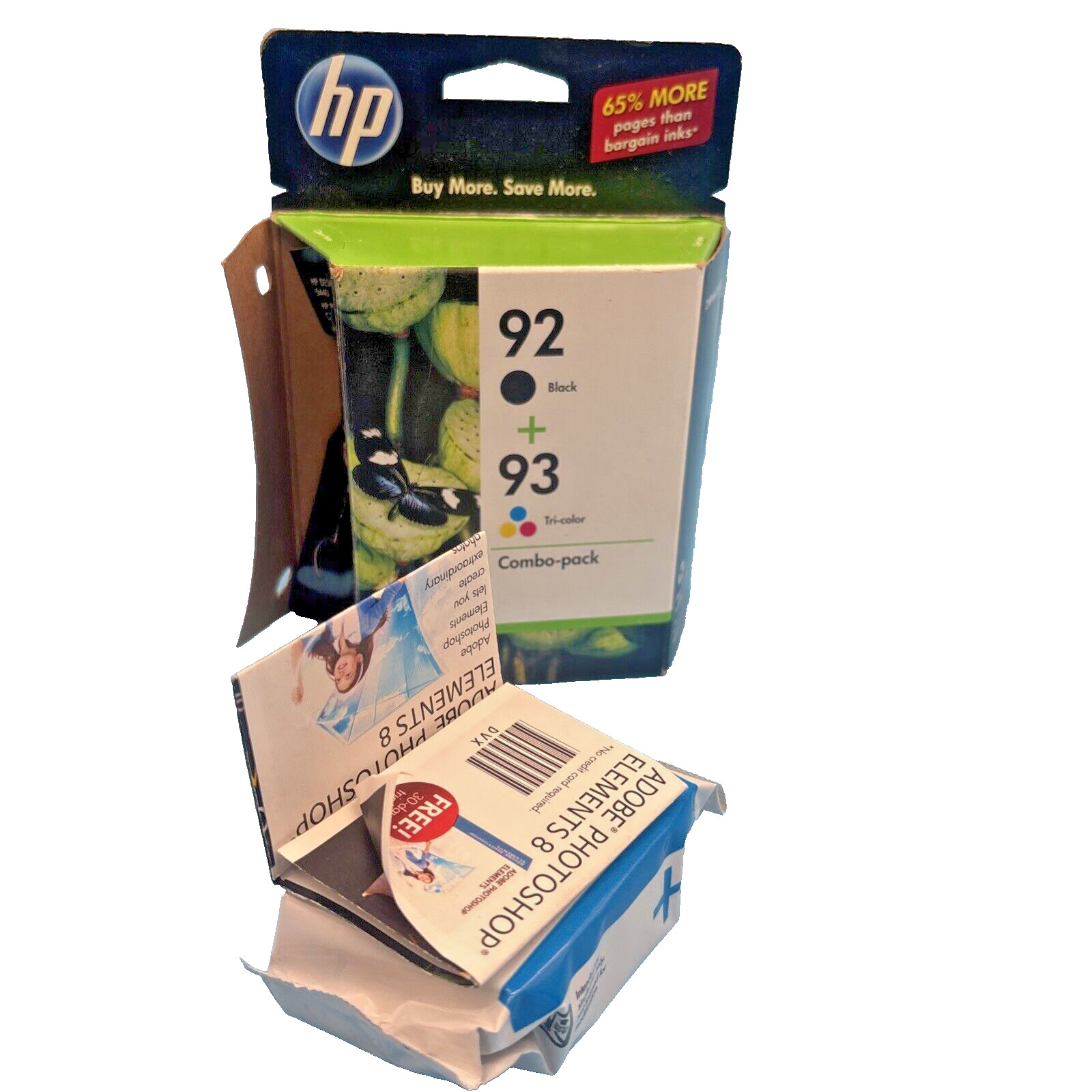 HP 92 Black/93 Tri-color Ink Cartridges Combo Pack C9513FN DEC 2011 ONLY HP 93