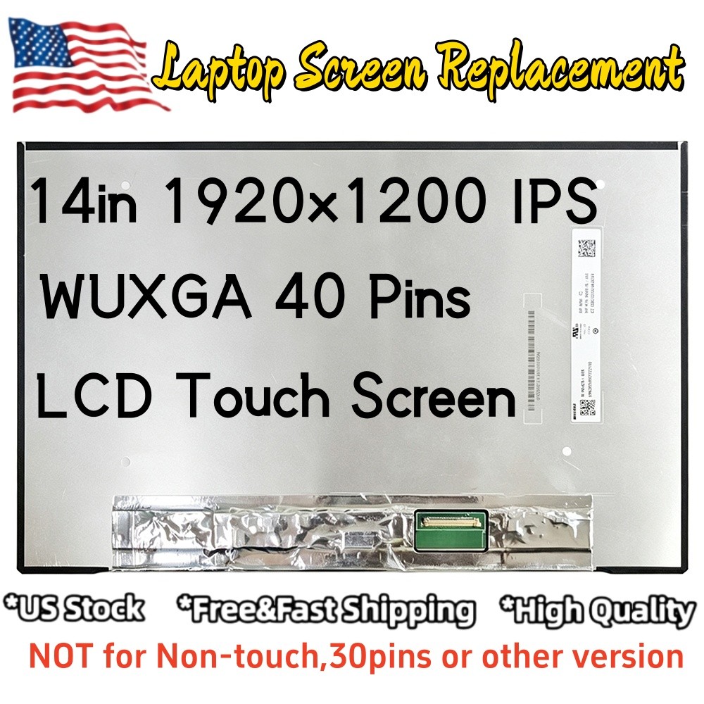 For Lenovo FRU 5D11P79798 Touch Screen Replacement 40 Pins FHD+ LCD Display