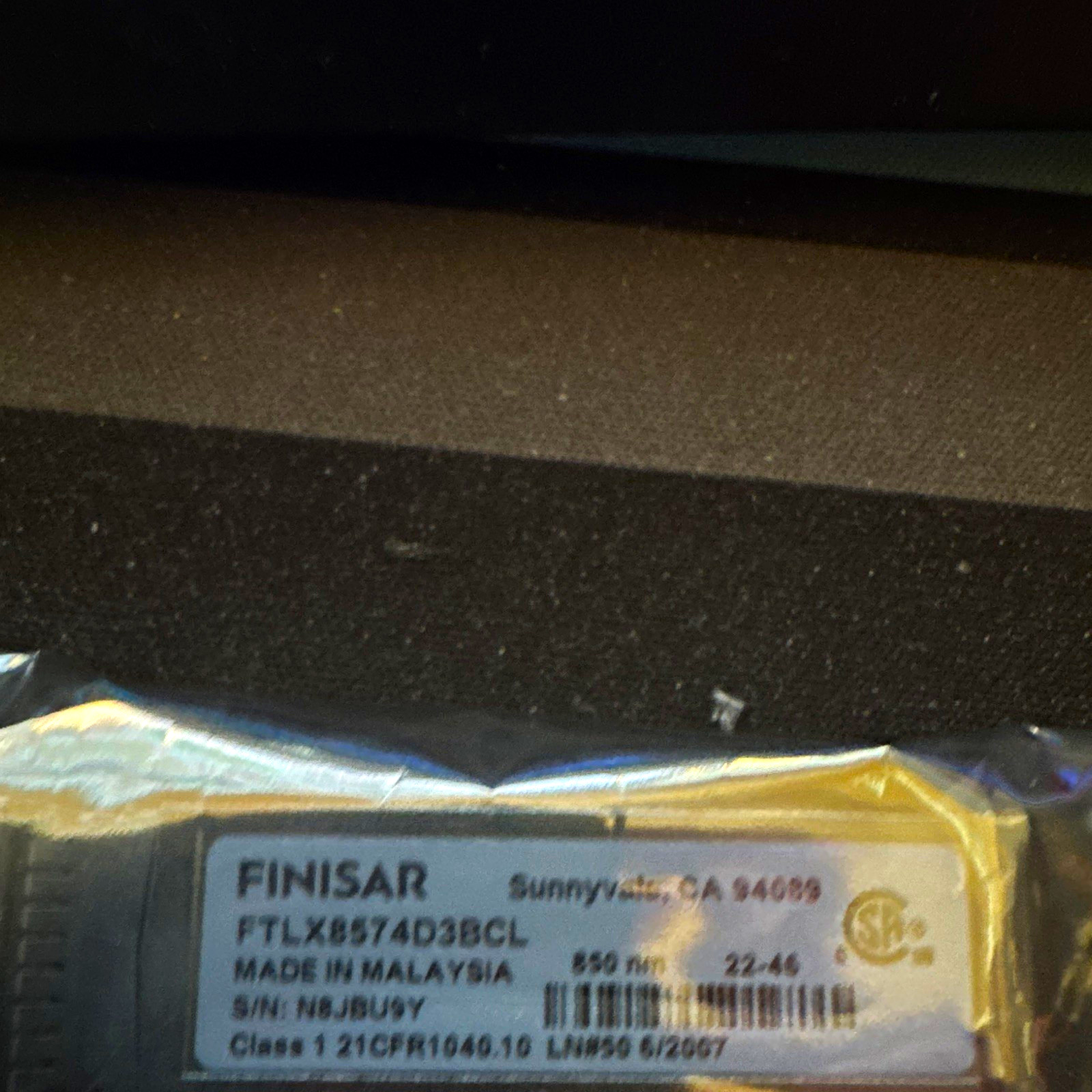 NEW IBM 77P9336 Finisar FTLX8574D3BCL 10G SFP+ SR 850nm Optical Transceiver