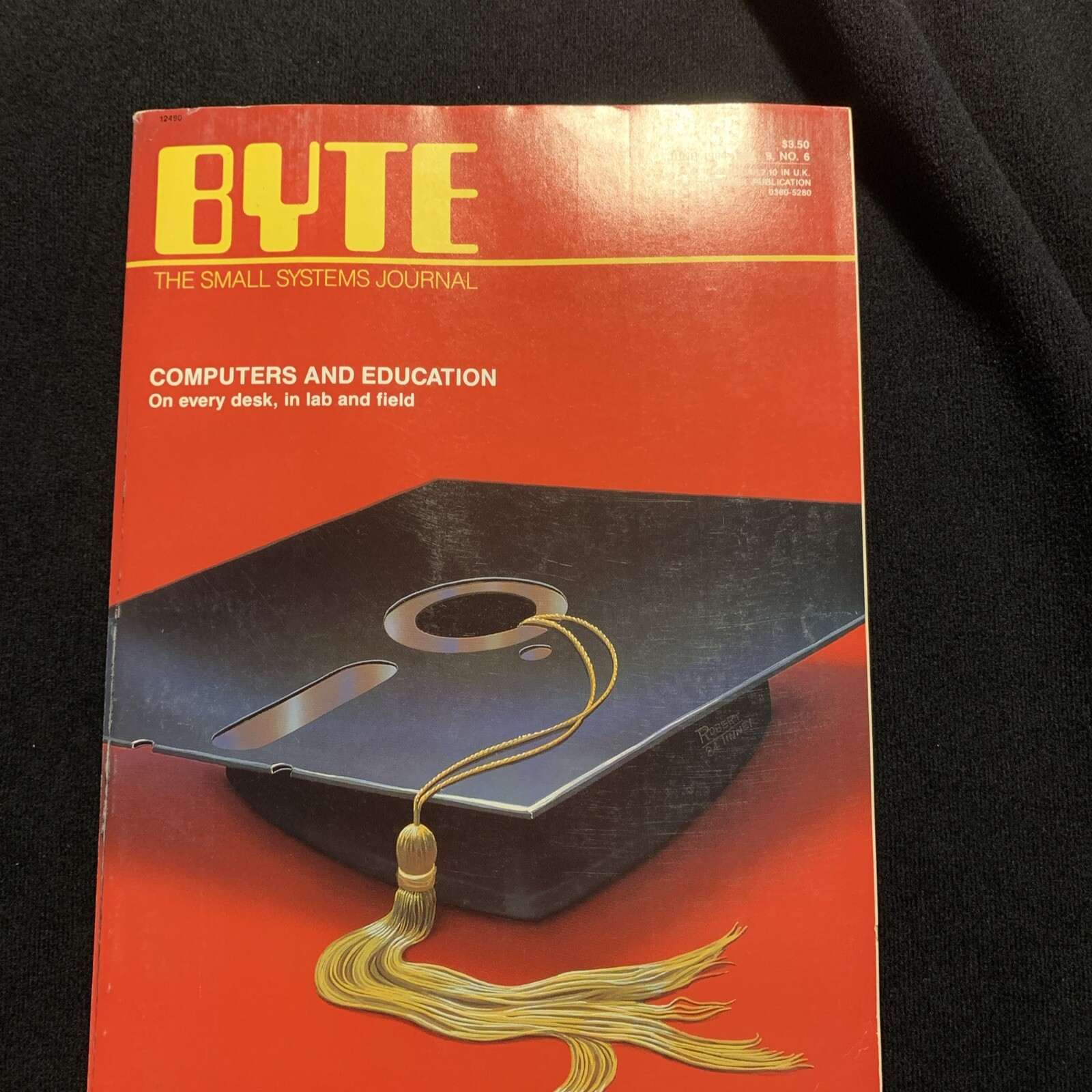 BYTE MAGAZINE JUNE 1984 VOL. 9 NO. 6 RARE EDUCATION VERY GOOD CONDITION QTY-1