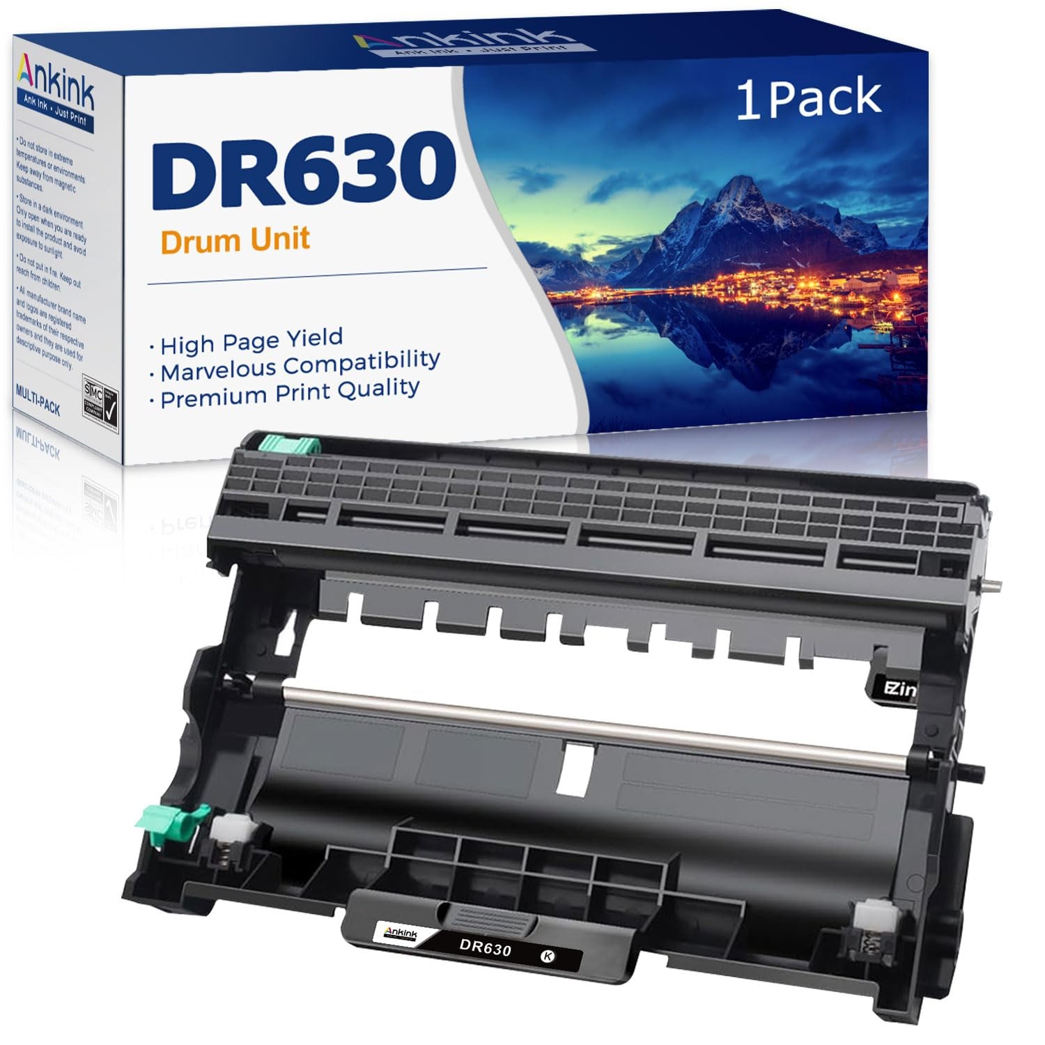 DR630 Compatible Drum Unit (Not Toner) Replacement for Brother DR-630 DR660 6...