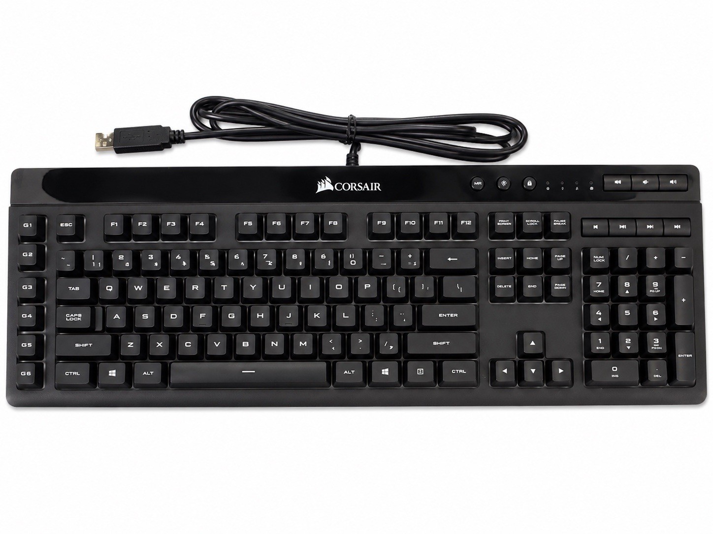 Corsair K55 RGB Wired Gaming Keyboard Tested Working w/ Palm Rest