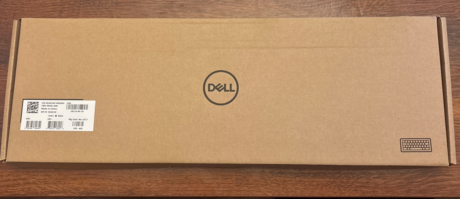 Dell KB216 USB Wired Keyboard Black - Brand New