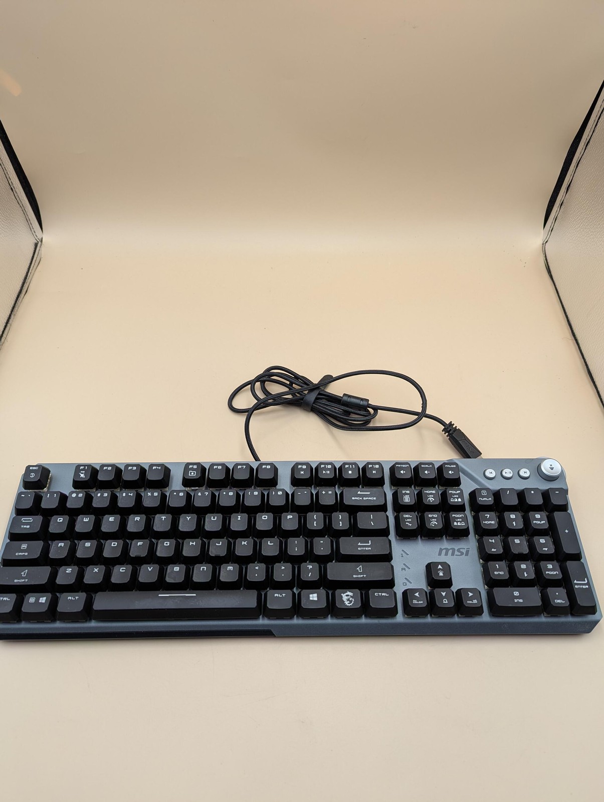 msi Strike 600 - KAILH Midnight PRO Silent Tactile SWITCHES - Ergonomic Keycaps,
