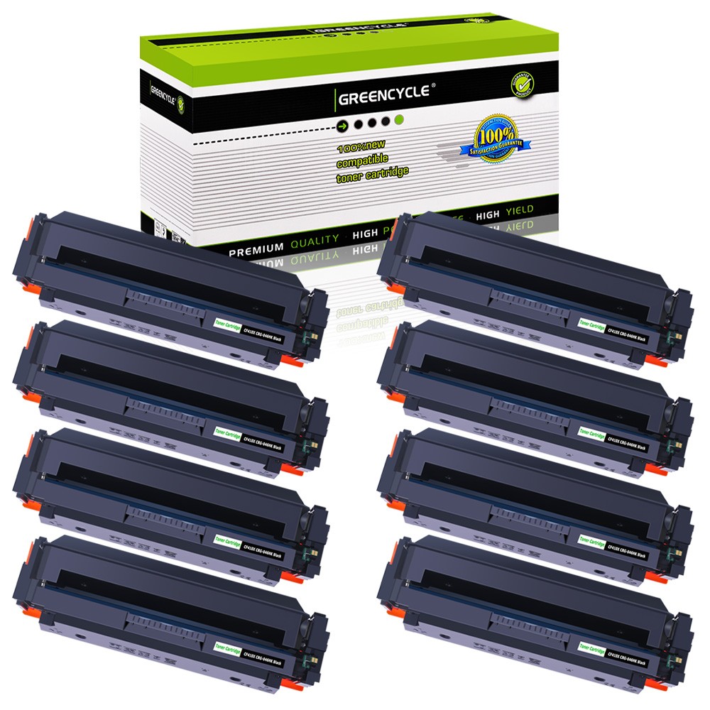 8PK BK Toner Fits for HP CF410X LaserJet Pro M452dw MFP M477fdn M477fdw M477fnw