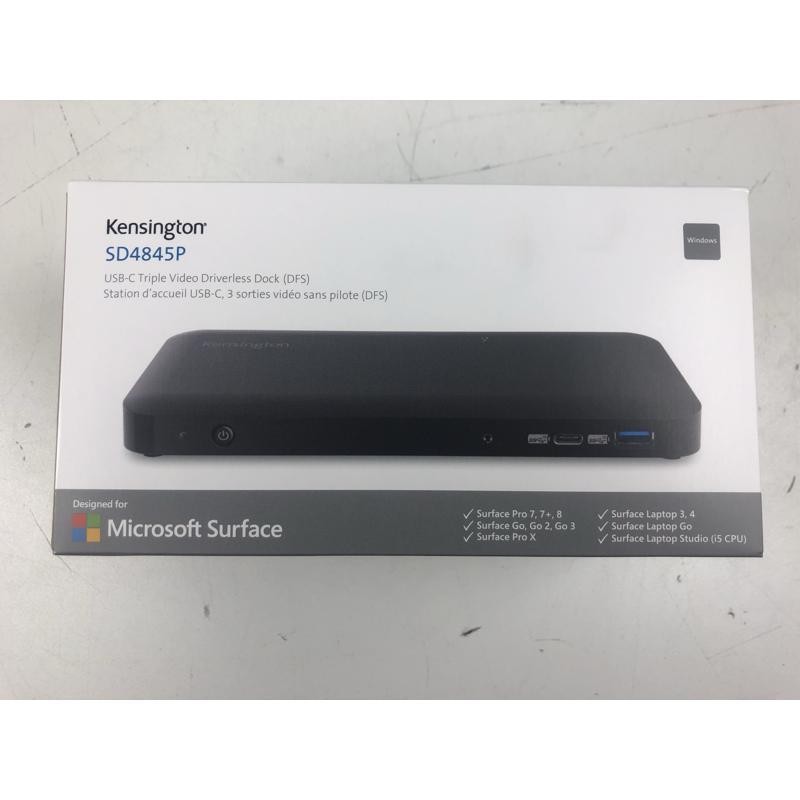 Kensington - SD4845P - USB-C 10GBPS TRIPLE VIDEO DRIVERLESS Docking Station WITH
