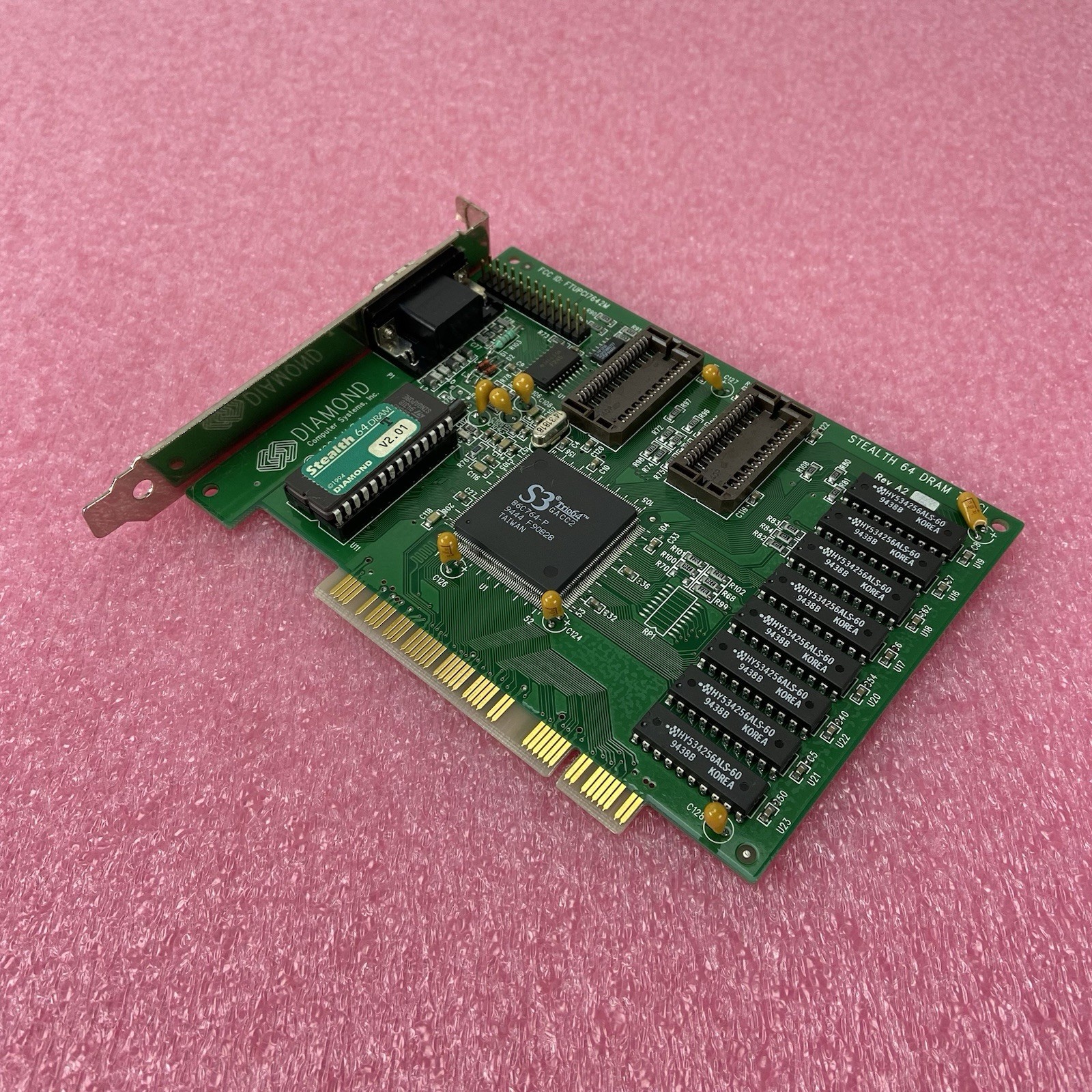 Diamond Stealth 64 DRAM T PCI Graphics Card S3 Trio64 V2.01 VGA