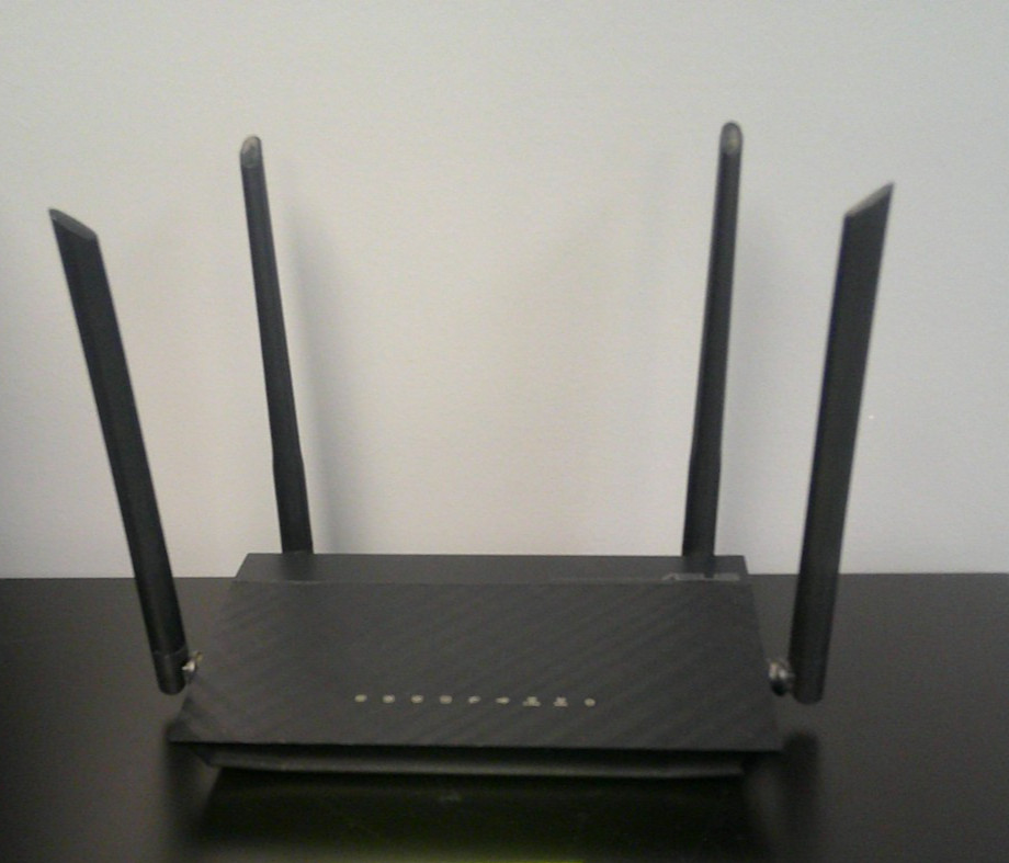 FCC Compliant ASUS RT-AC 1200 WiFi Internet Router, Black , Used, No Power Cord