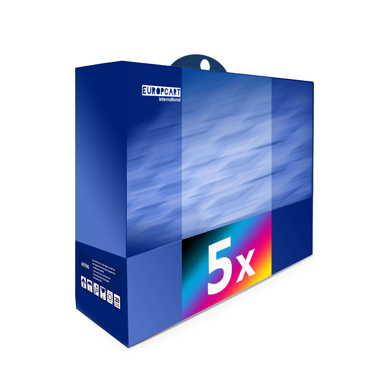 5X Europcart Ink Compatible With HP DesignJet 455-CA 488-CA 350-C 450-C