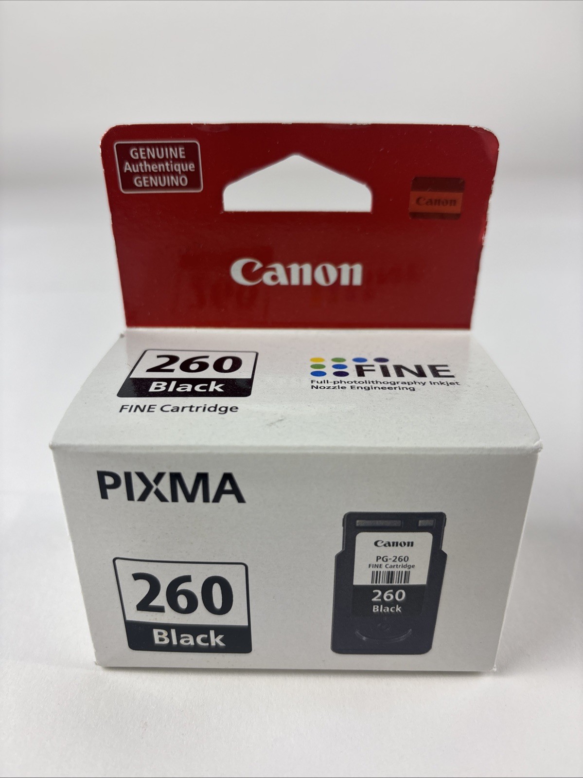 Genuine Canon Pixma PG-260 Ink Cartridge BLACK NEW FACTORY SEALED