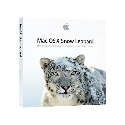 Mac OS X Version 10.6.3 Snow Leopard NEW DVD in Sealed Retail Box, 