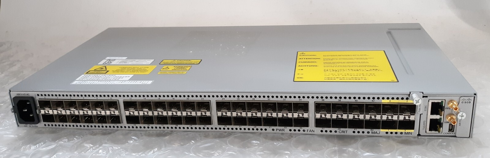 Cisco A9KV-V2-AC 44-Port ASR 9000 + 4-Port 10GE Router w/ Power Cord