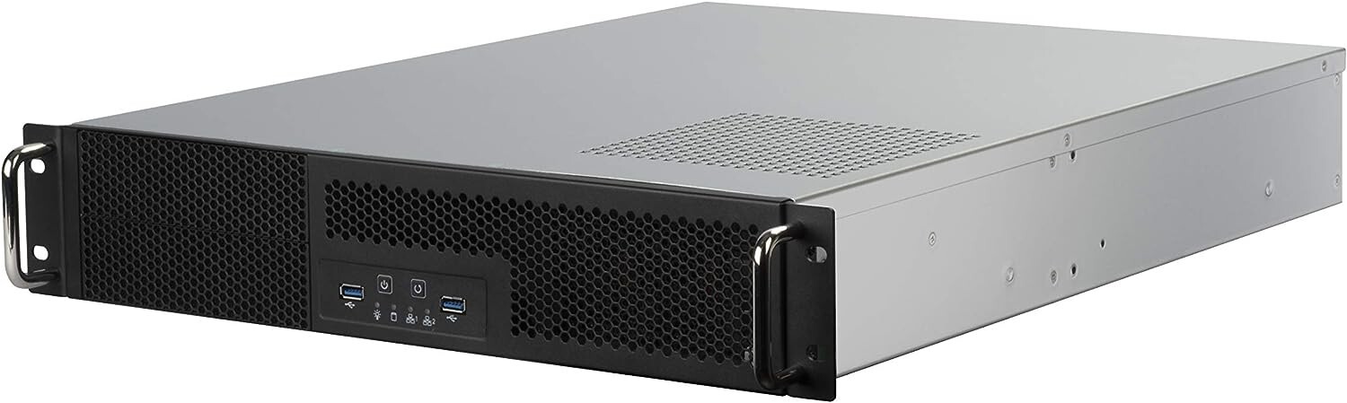 SilverStone Technology 2U Dual 5.25" Drive Bay ATX rackmount Industrial Storage