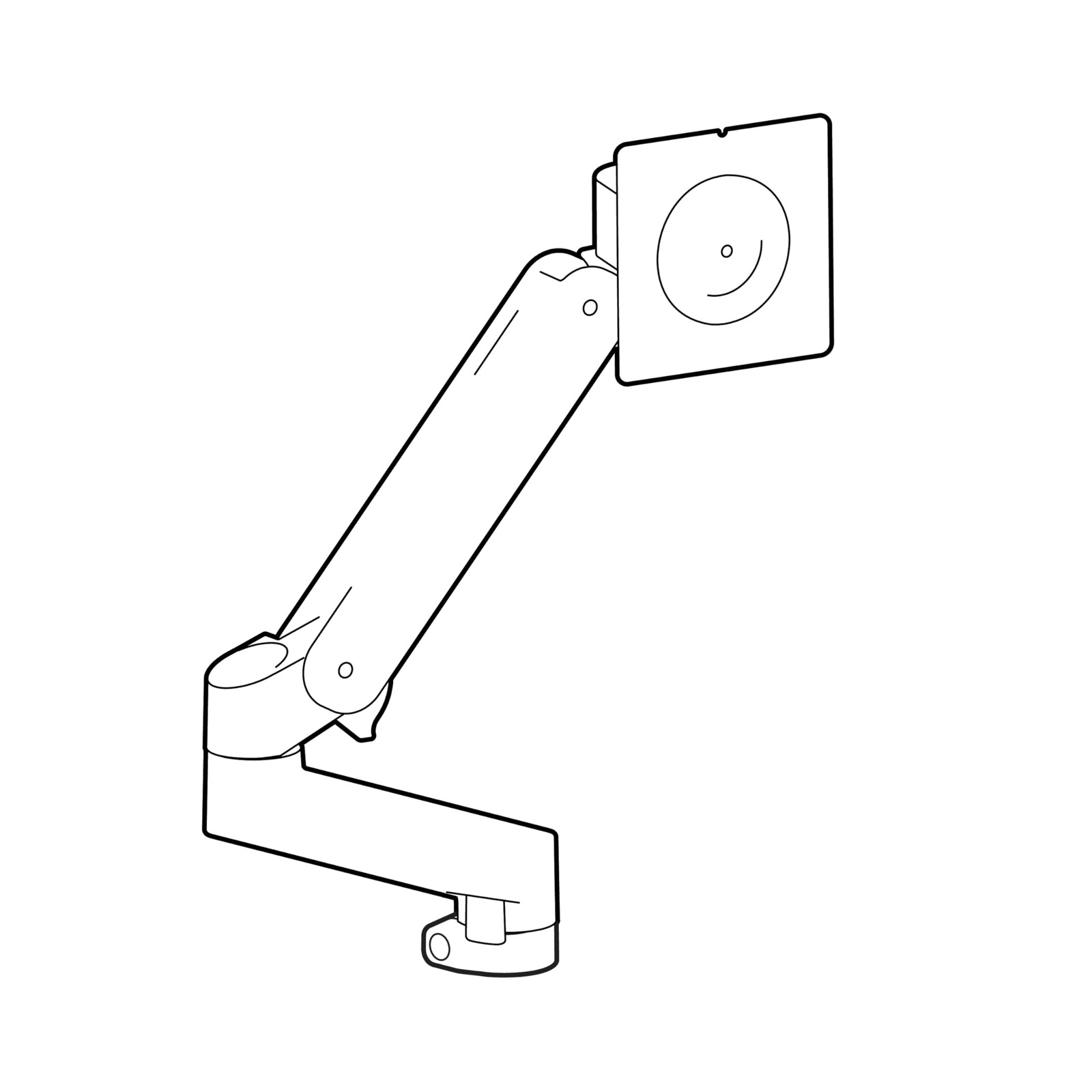 Ergotron 98734290 LX Pro Monitor Arm Expansion Kit - White