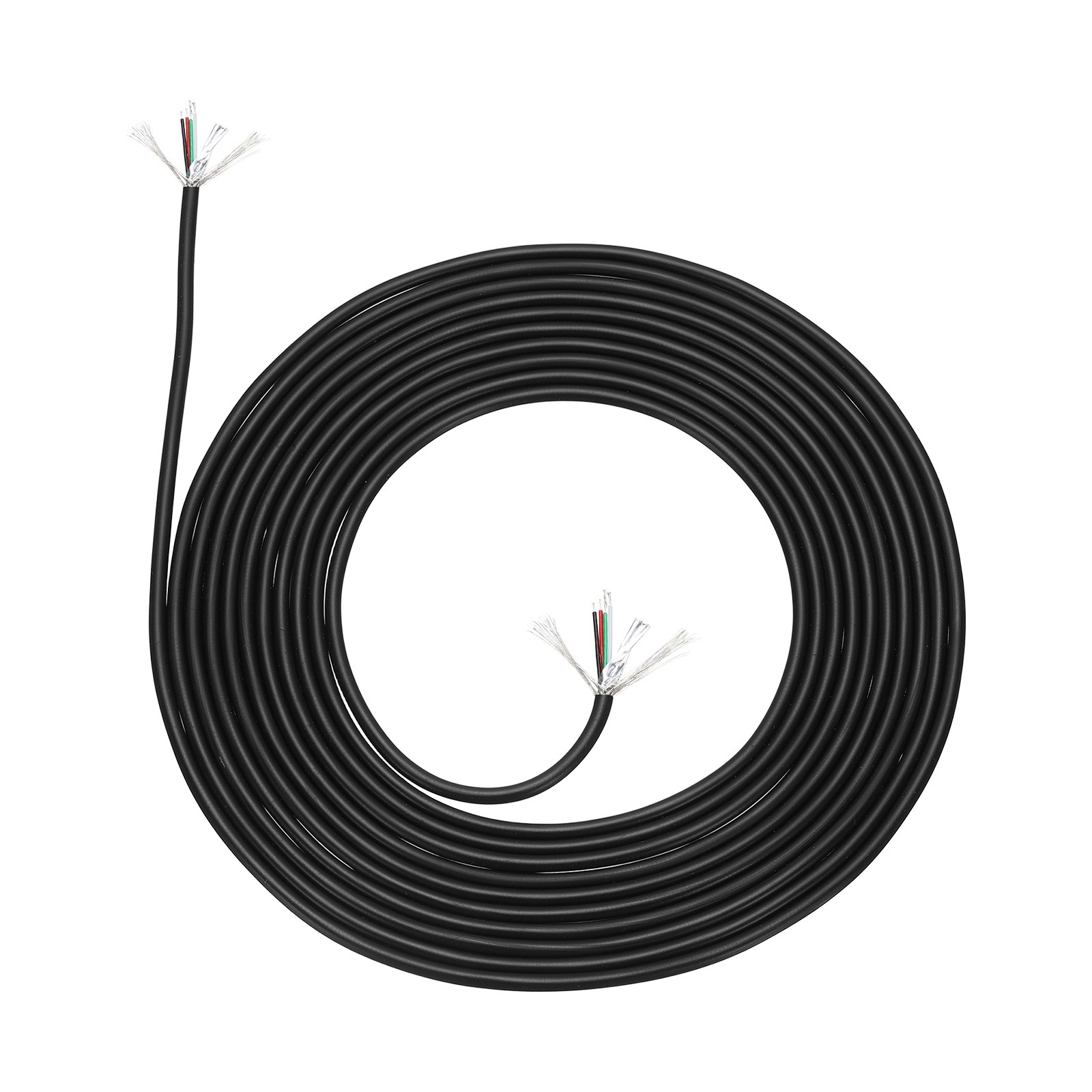 USB 4 Core Bare Wire 28AWG x 4C for Computer Smart Devices, 16.41ft Black