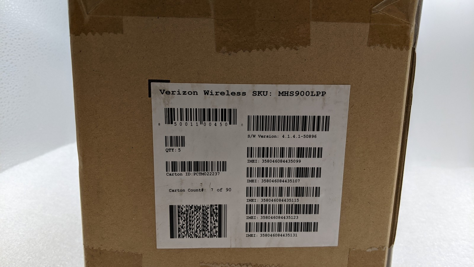 LOT OF 5 Verizon Ellipsis Jetpack - Dark Blue (MHS900LPP) 