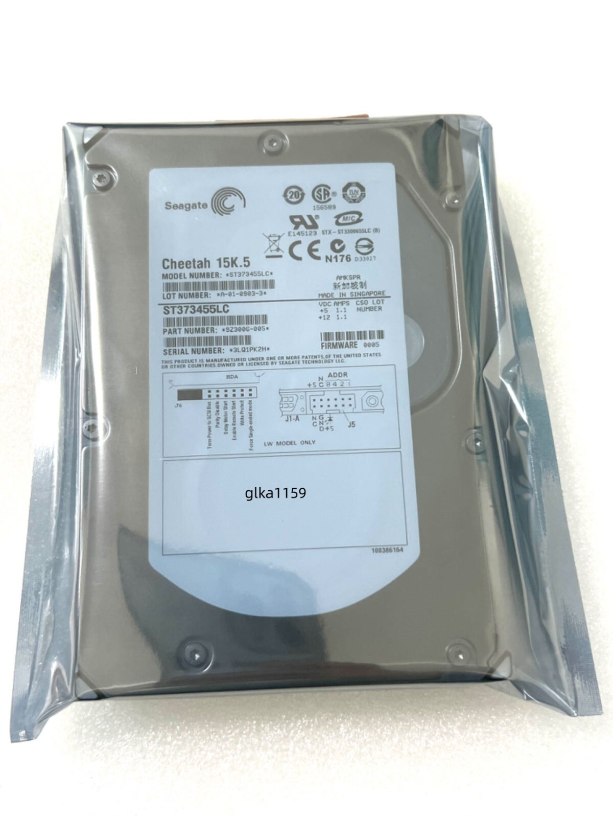 Seagate Cheetah 72.GB 15K ST373455LC Internal 15000RPM 3.5" HDD
