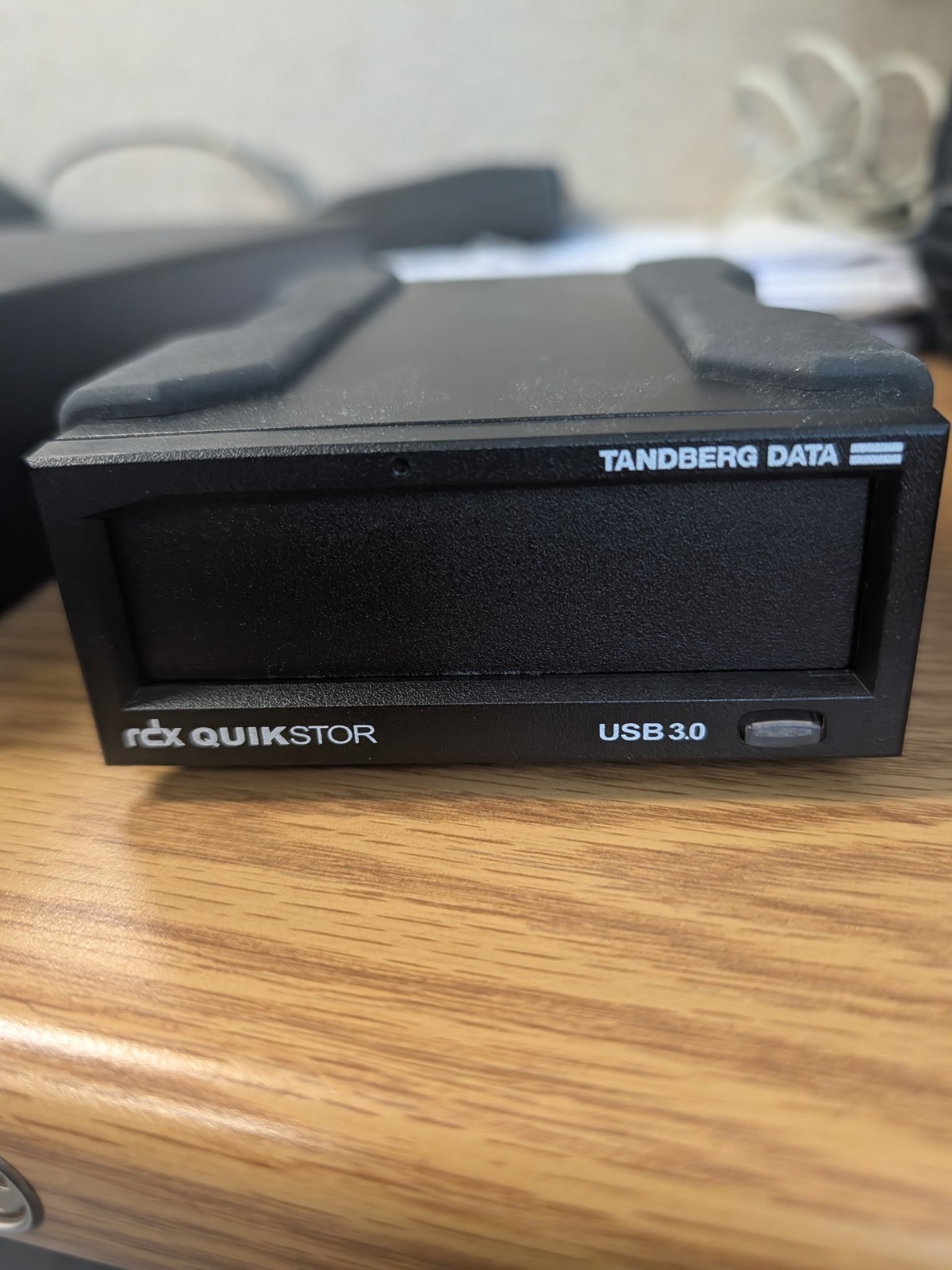 Tandberg Data RDX QuikStor External USB 3.0 Rugged Enclosure Black 3.5"