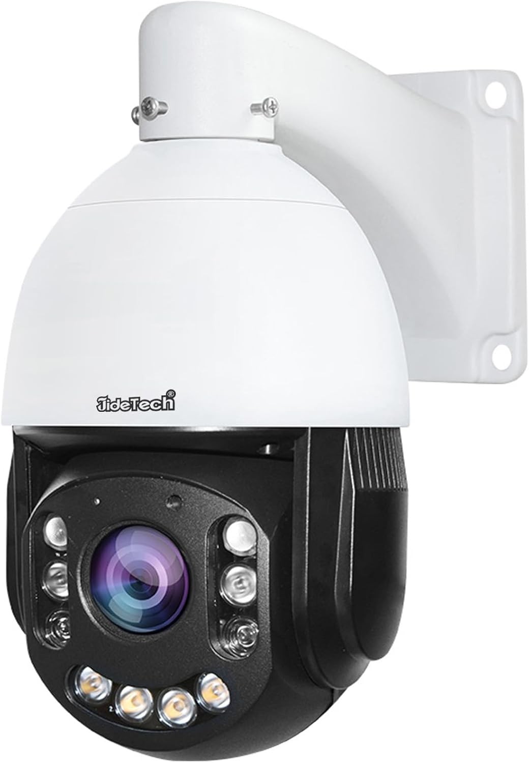 JideTech 4K 8MP Outdoor PTZ IP PoE Camera 200x Hybird Zoom Full Color PTZ Camera