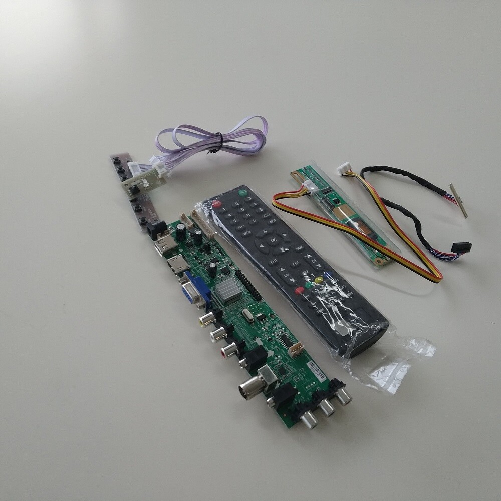 TV HDMI VGA CVBS USB Controller board Kit DVB for 21.5"  LM215WF3(SL)(A1) /SLA1