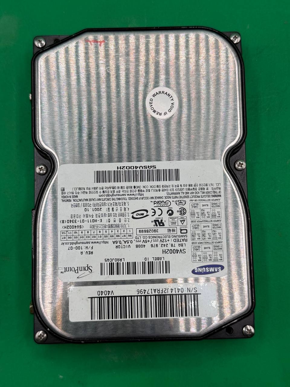 Samsung SpinPoint SV4002H 40GB 3.5" IDE PATA Internal Hard Drive RE