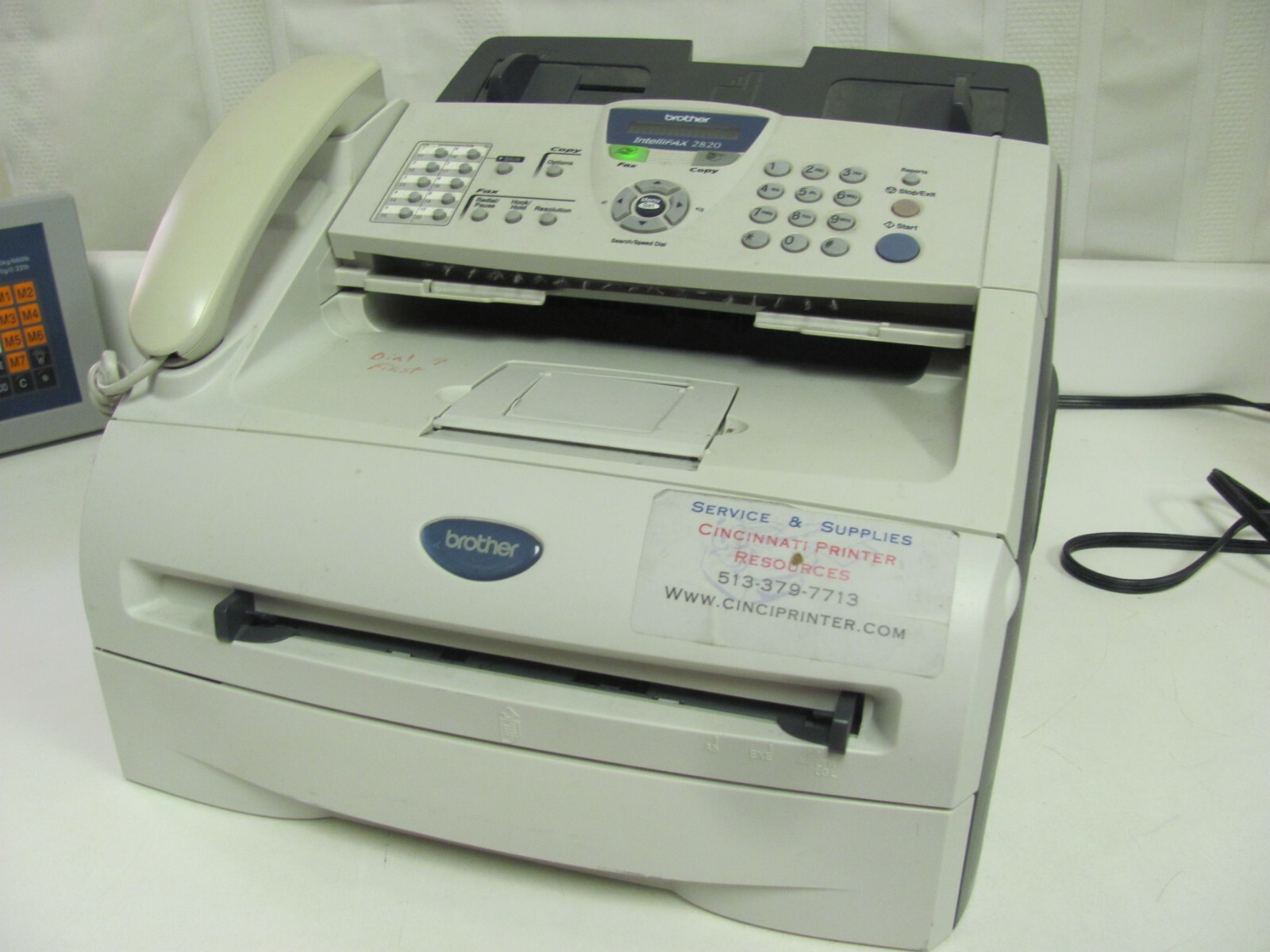 Brother IntelliFax-2820 All-In-One Laser Plain Paper Fax Phone Copier EXCELLENT