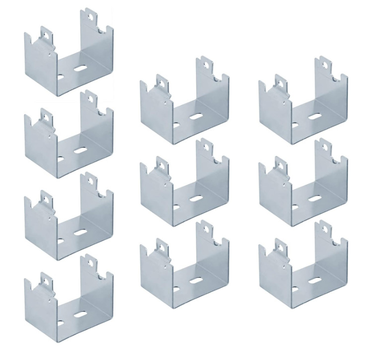 NEW 10 PCS 50 mm Stand Bracket, Wire Mesh Cable Tray Floor & Rack Mounting