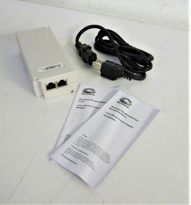 Microsemi Corporation PD-9001GR/SP/AC 1-Port 30W Midspan