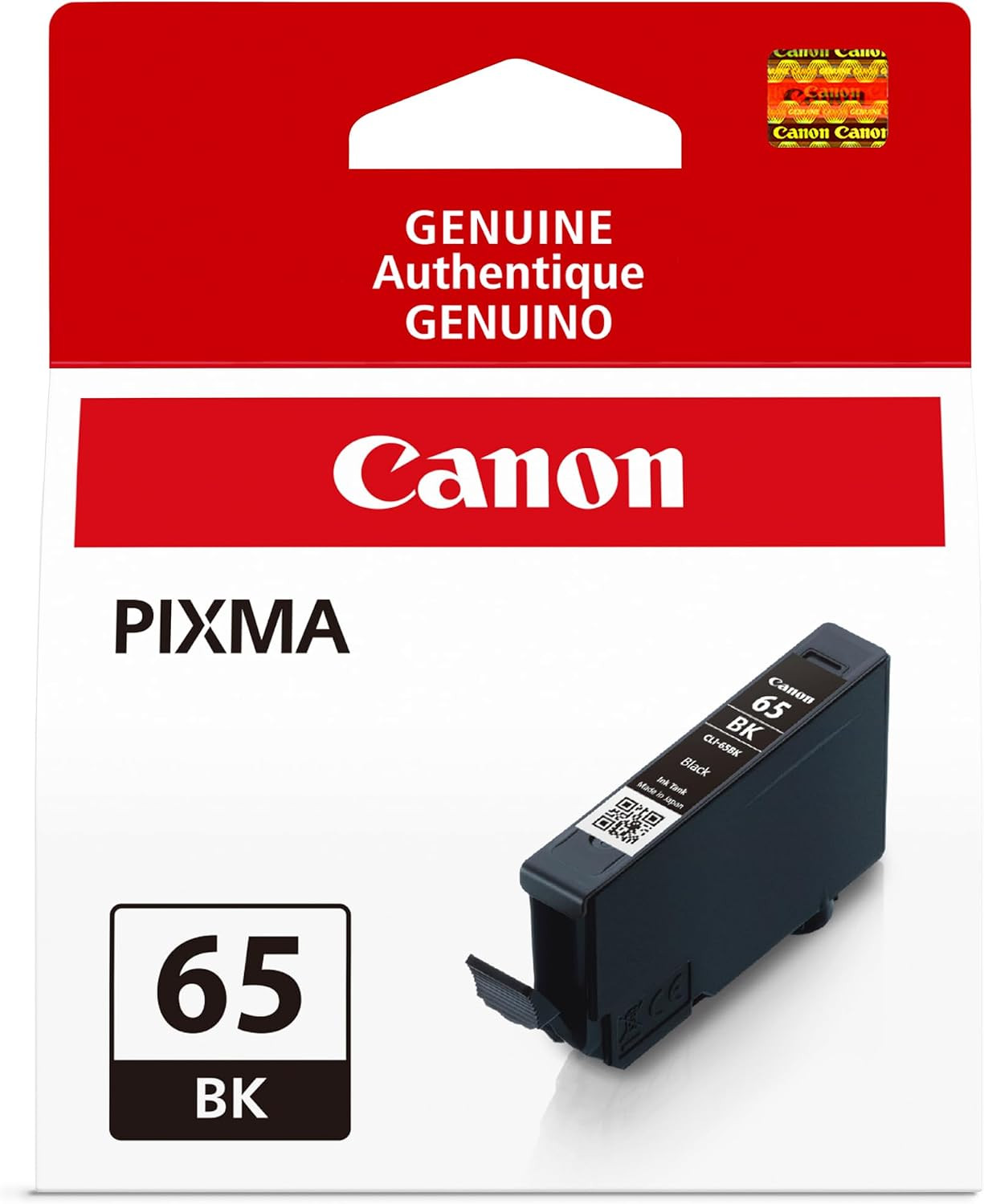 Canon CLI-65 Genuine Black Ink Tanks, Compatible with PIXMA PRO-200, and PIXMA P