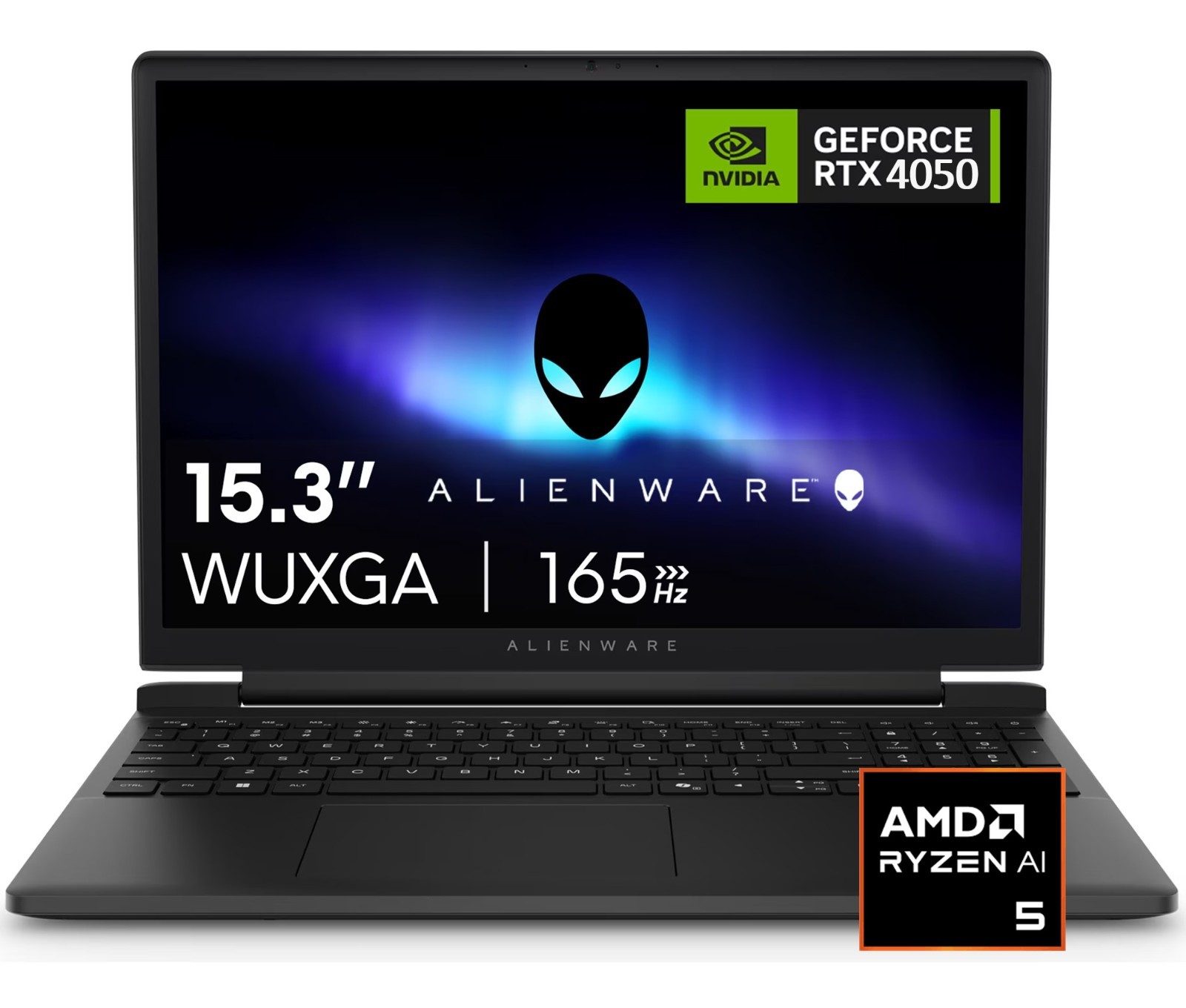 Alienware 15.3" WUXGA 165Hz Gaming Laptop AMD Ryzen 5 220 RTX 4050 64GB 2TB SSD