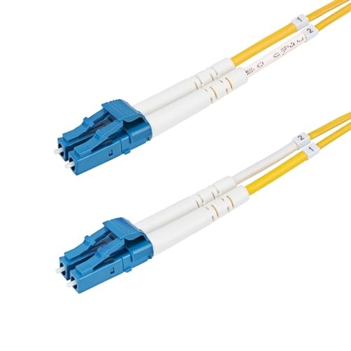 StarTech 2m [6.6ft] LC to LC [UPC] OS2 Single Mode Duplex Fiber Optic Cable