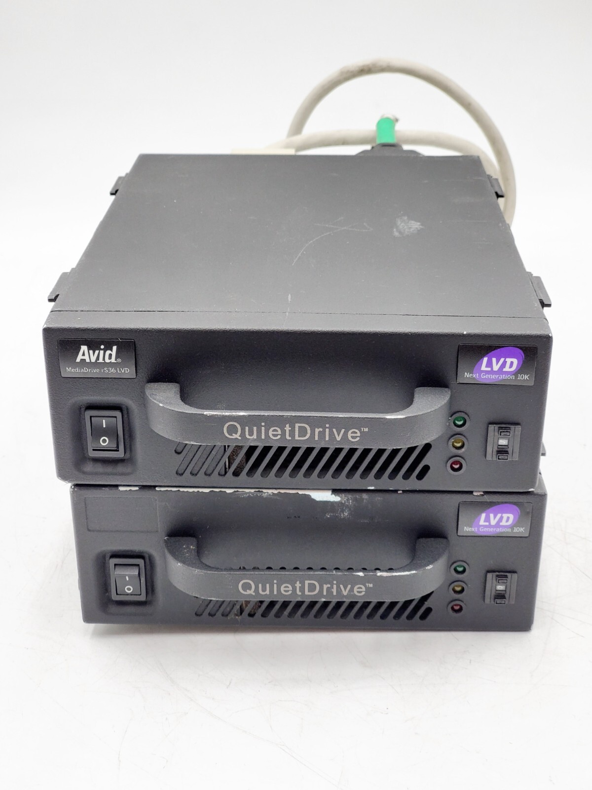 LOT OF 2 - Avid MediaDrive RS36 LVD 0020-03077-01