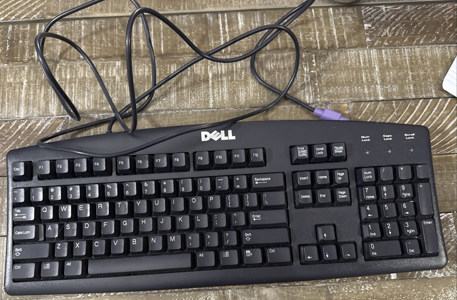 Dell SK-8110 PS2 Computer Keyboard Black
